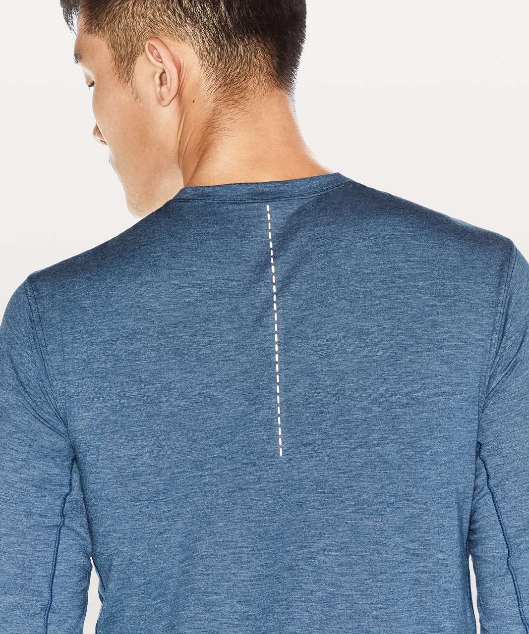 Lululemon Somatic Long Sleeve - Heathered Poseidon (First Release)