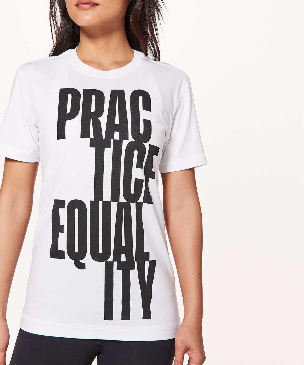 Lululemon Practice Equality Unisex Tee - White