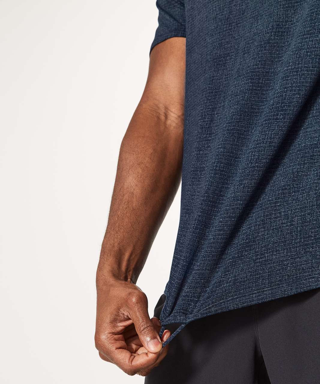 Lululemon In Mind Short Sleeve - Heathered Nautical Navy