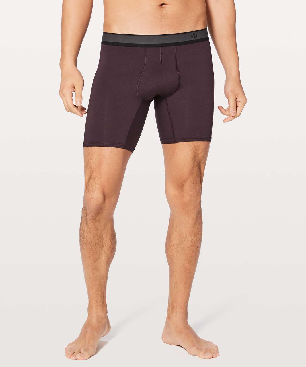 Lululemon No Boxer Boxer (The Long One) 7.5" - Black Cherry