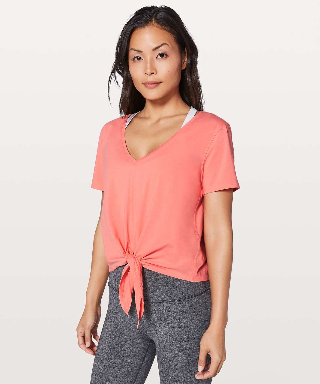 Lululemon Knot Gonna Fly Tee - Light Coral