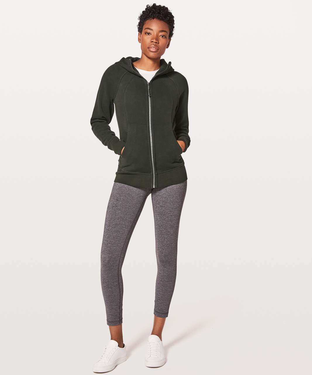 Lululemon Scuba Hoodie *Light Cotton Fleece - Evergreen