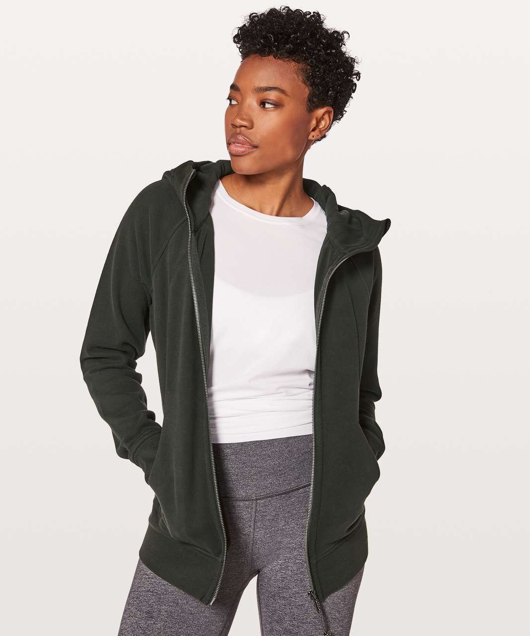 Lululemon Scuba Hoodie *Light Cotton Fleece - Evergreen