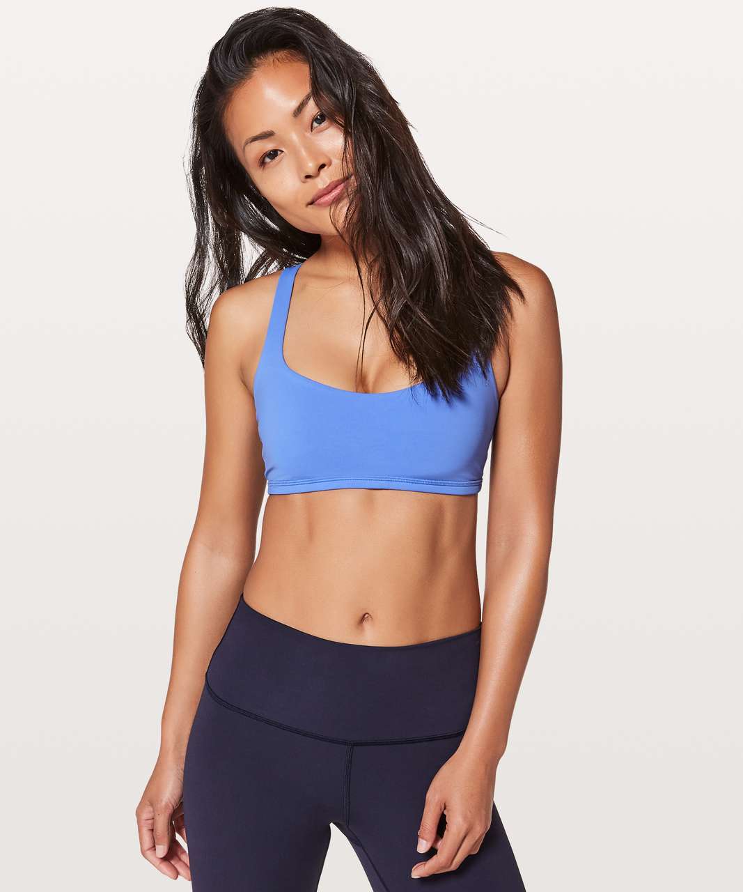 Lululemon Free To Be Zen Bra - Aero Blue - lulu fanatics