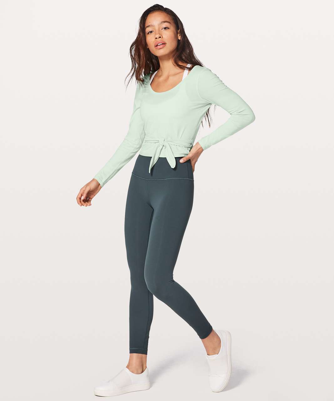 Lululemon Its A Tie Long Sleeve - Sea Breeze