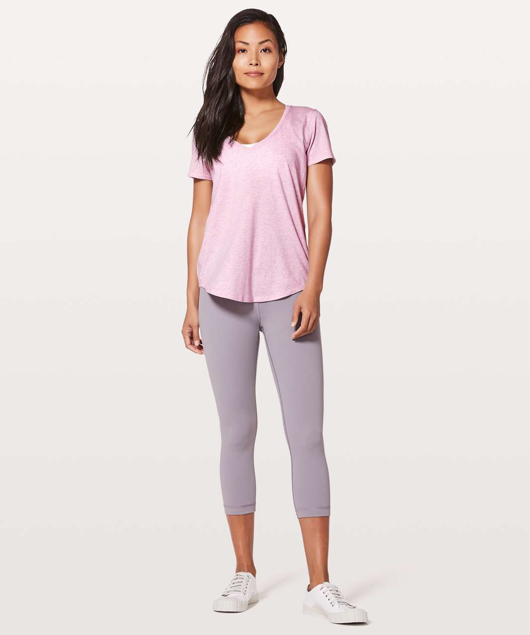 Lululemon Love Tee V - Heathered Petals