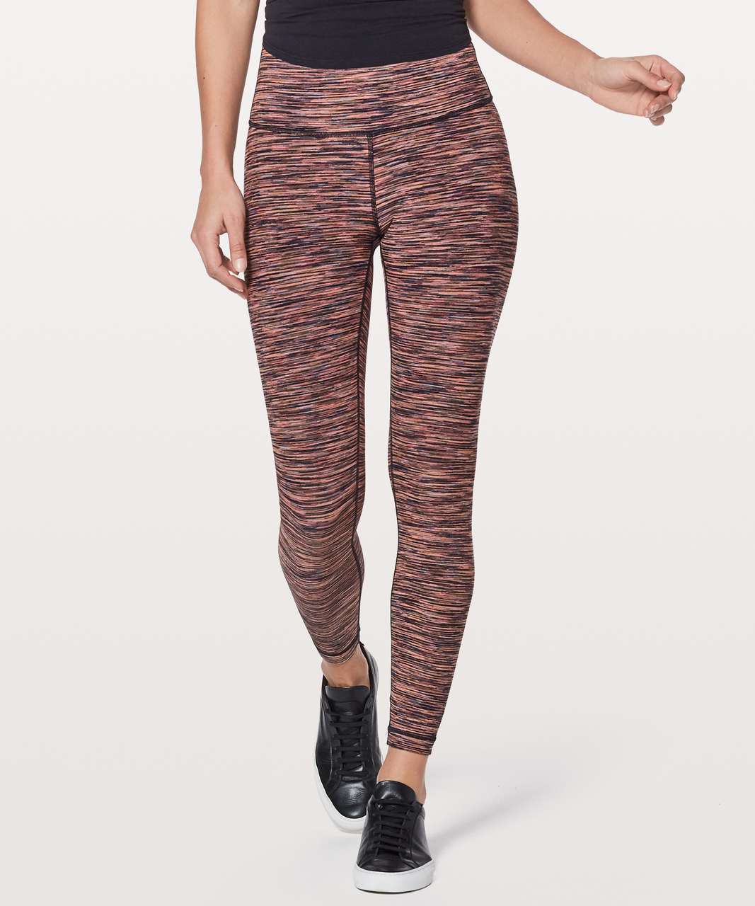 Lululemon Wunder Under Hi-Rise 7/8 Tight *Luxtreme 25" - Warp Speed Filtered Orange Electric Coral