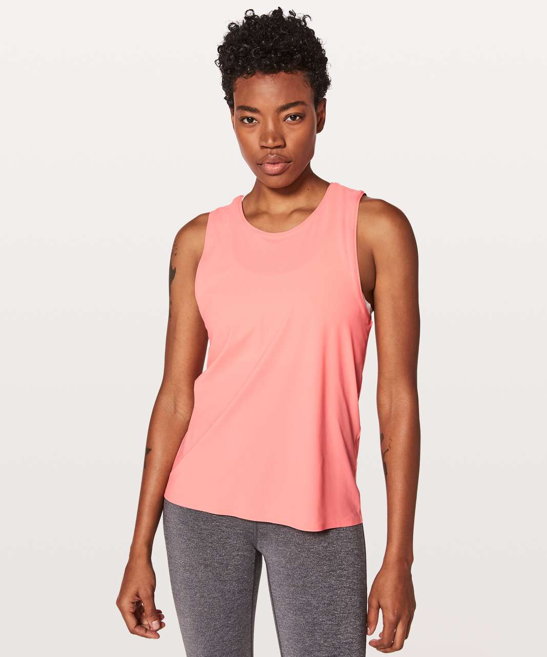 Lululemon Run On Tank - Light Coral