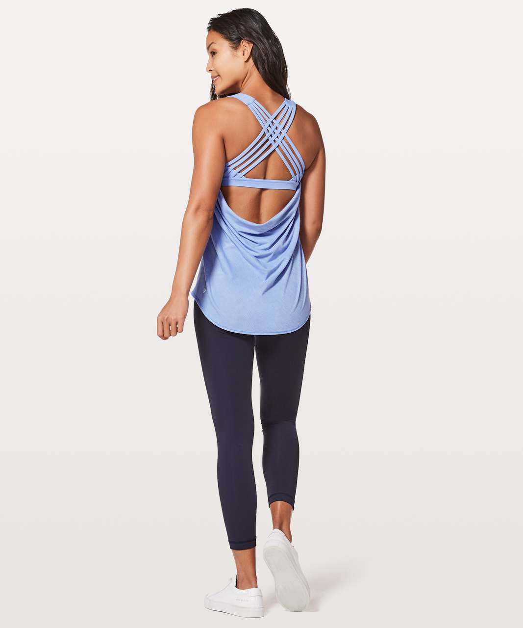 Lululemon Wild Tank - Heathered Hydrangea Blue / Hydrangea Blue