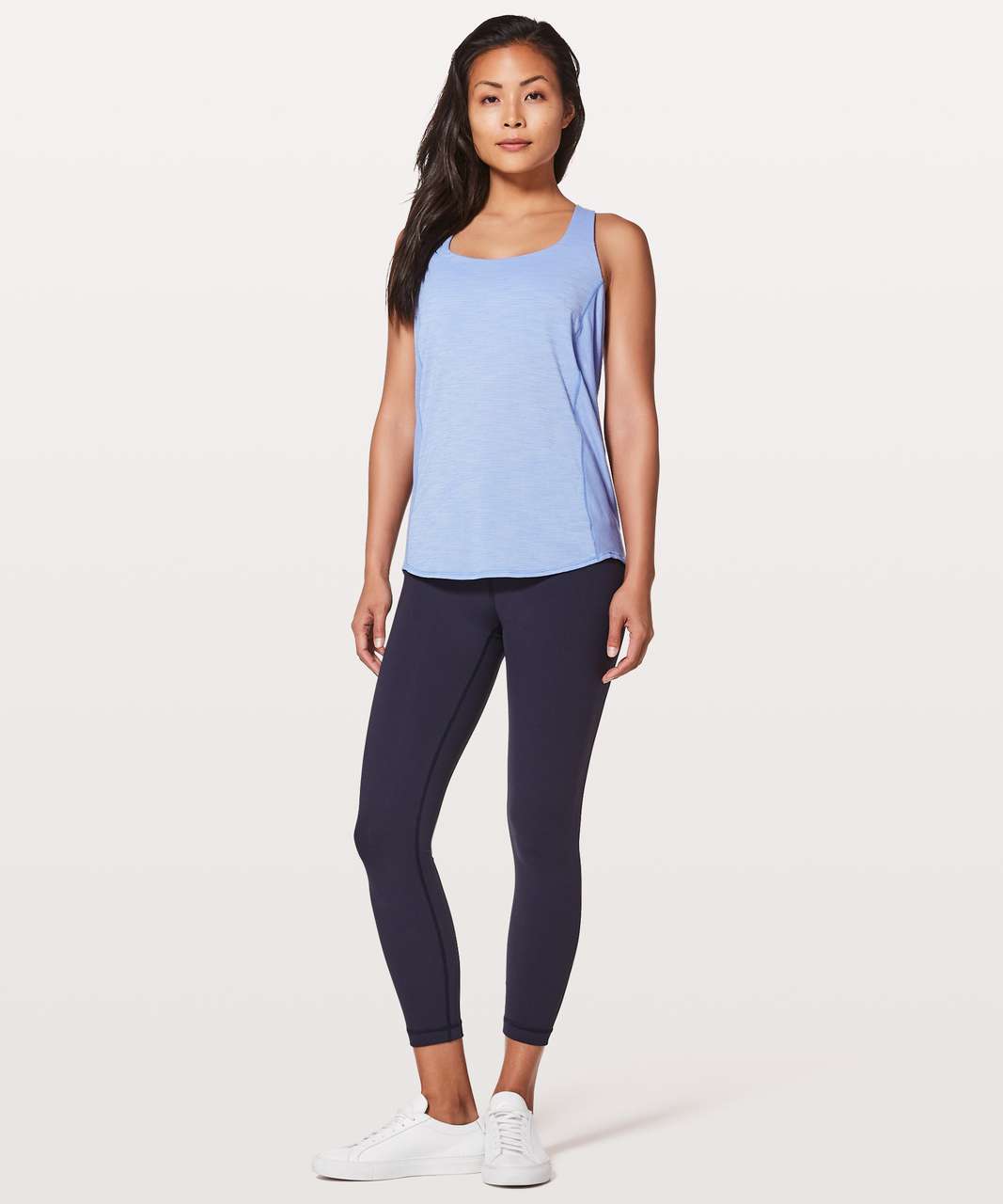 Lululemon Wild Tank - Heathered Hydrangea Blue / Hydrangea Blue