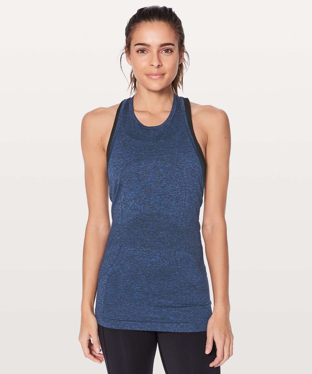 Lululemon Swiftly Tech T-Back - Blazer Blue / Black