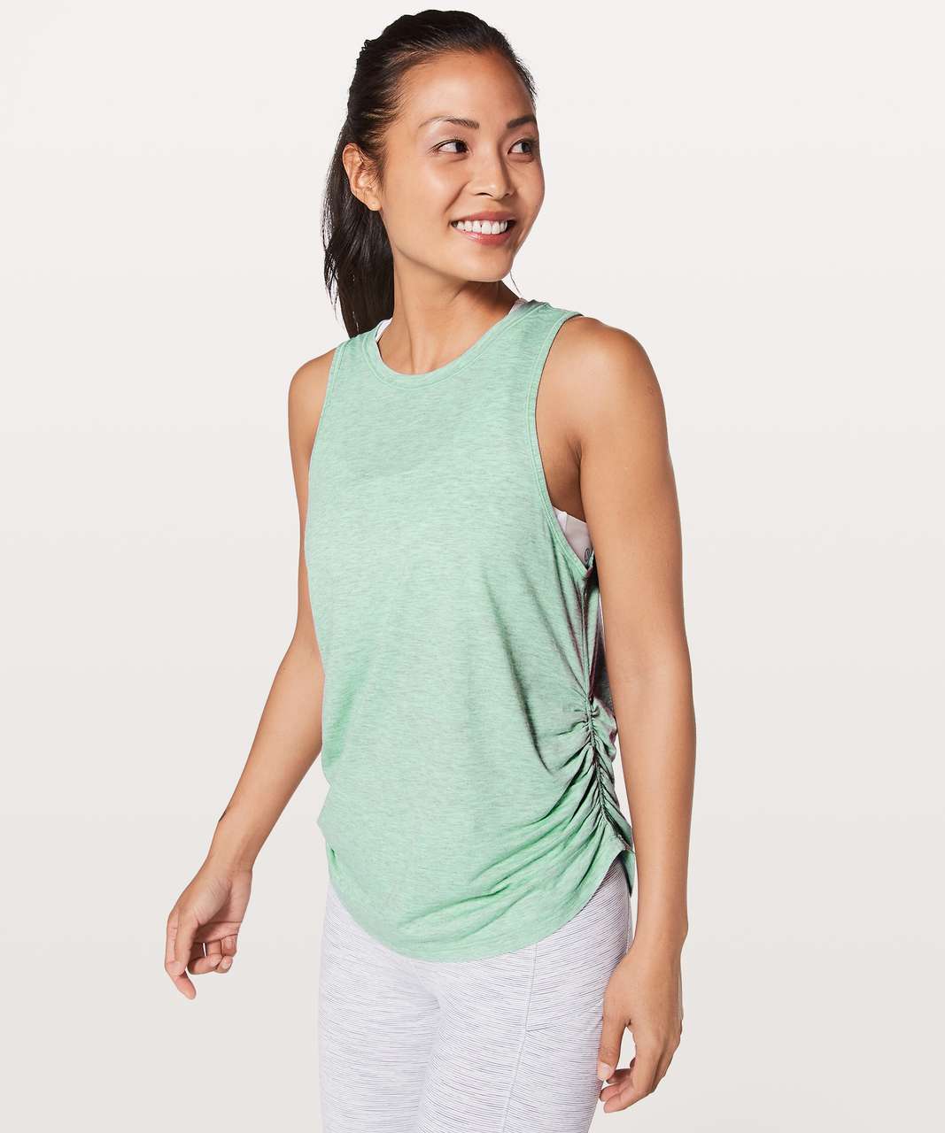 Lululemon Ripple Effect Tank - Heathered Tonic Sea