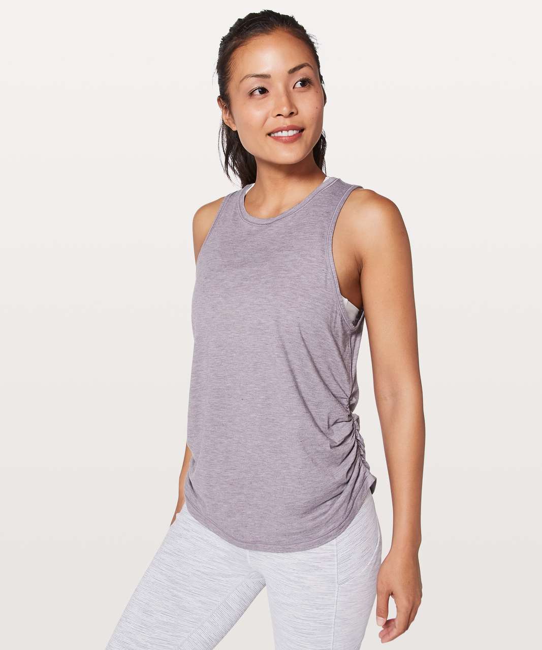 Lululemon Ripple Effect Tank - Heathered Dusty Dawn