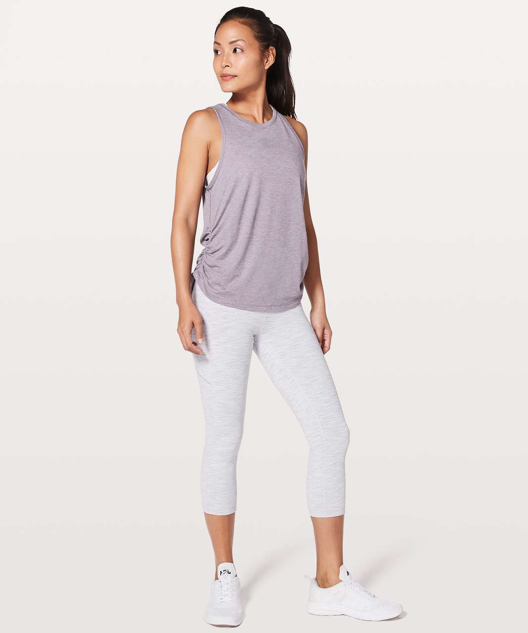 Lululemon Ripple Effect Tank - Heathered Dusty Dawn