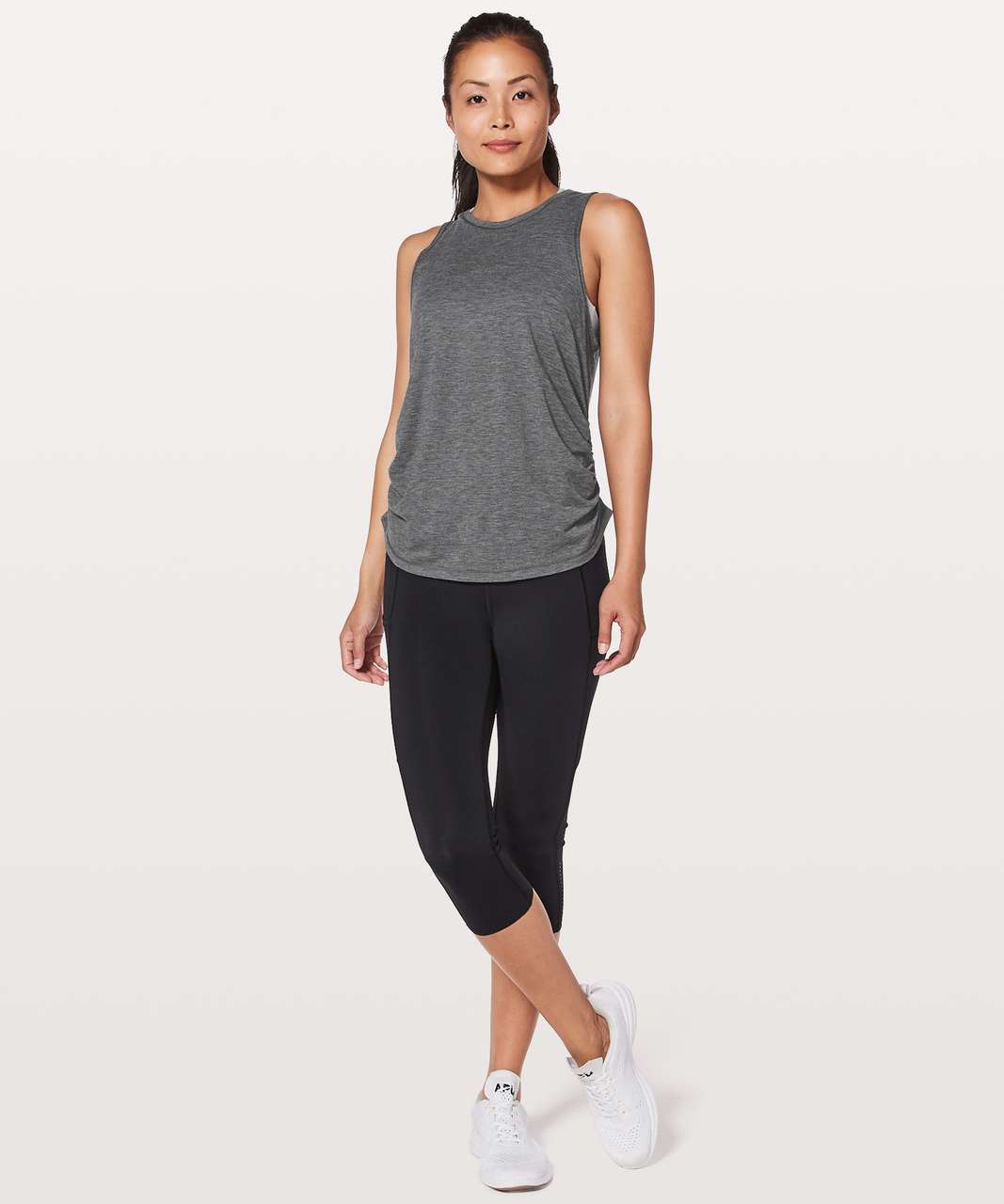 Lululemon Ripple Effect Tank - Heathered Black