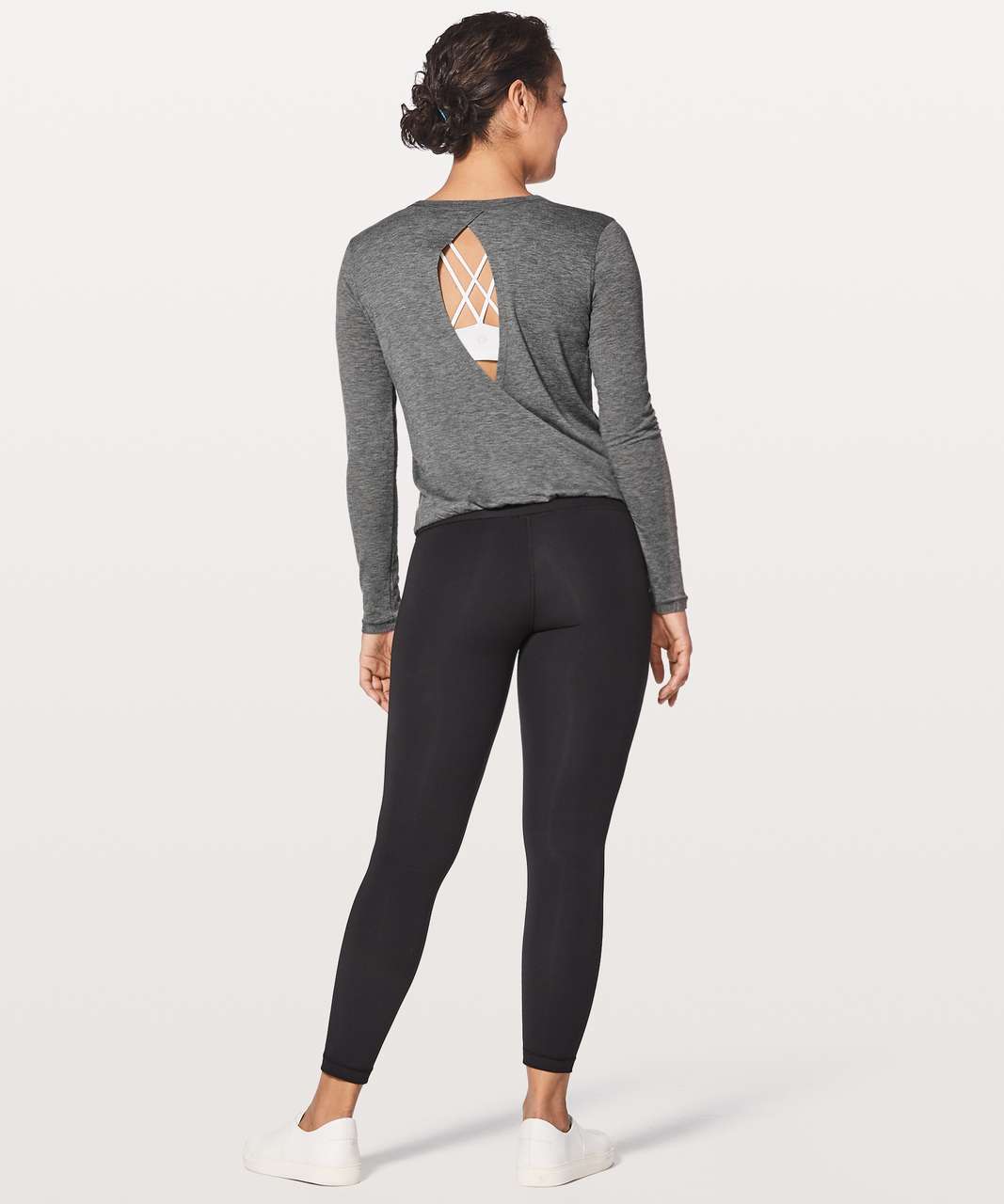 Lululemon Do the Twist Long Sleeve Shirt - Black - lulu fanatics