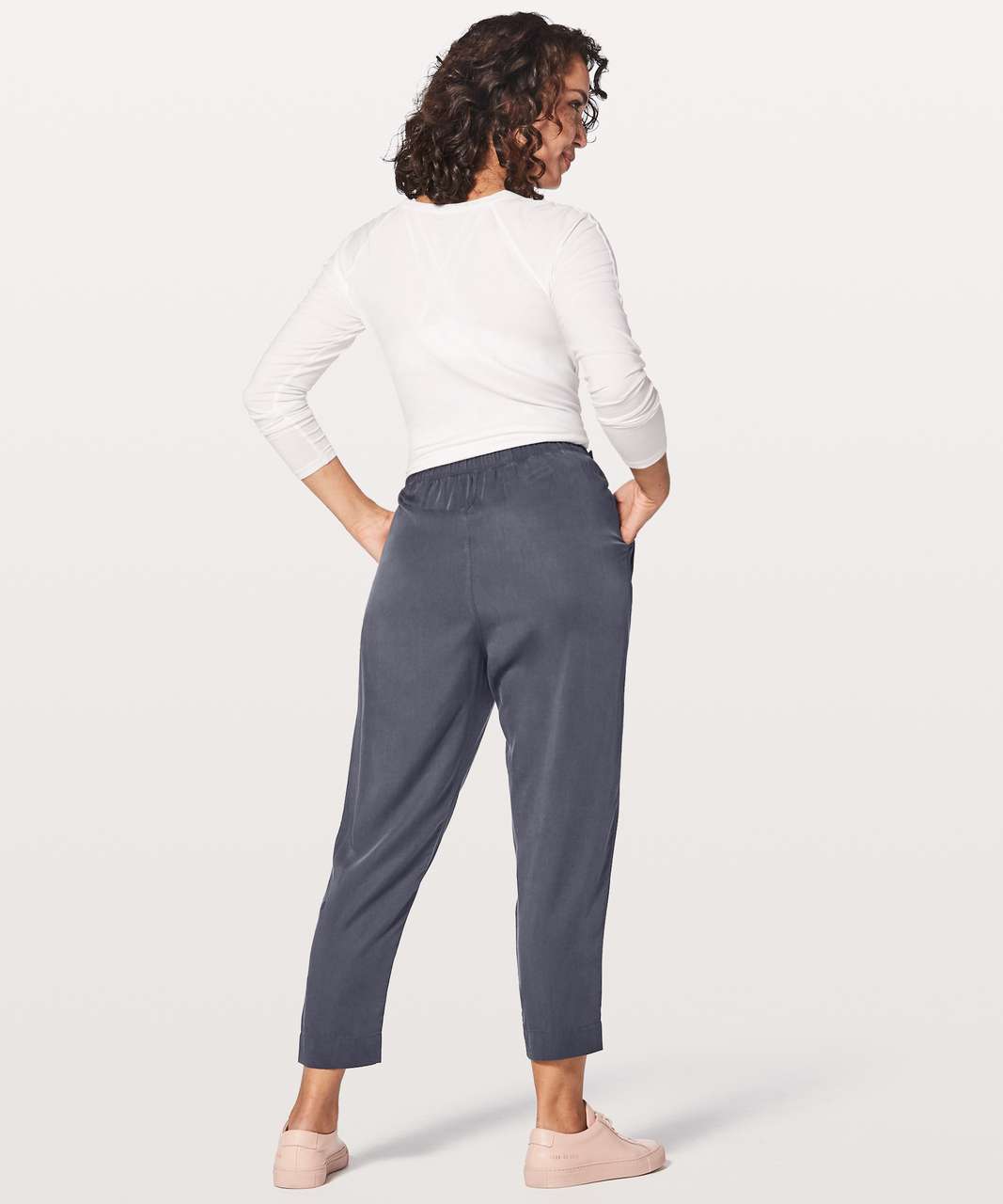 Lululemon Can You Feel The Pleat Pant *25" - Blue Tied