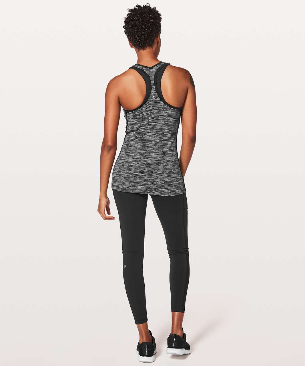 Lululemon Cool Racerback II Lined Up - Wee Are From Space Black Slate /  Black - lulu fanatics