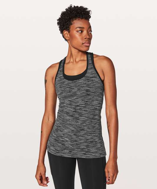 Lululemon Cool Racerback II (Splatter) (Reflective) - Black / Splatter ...