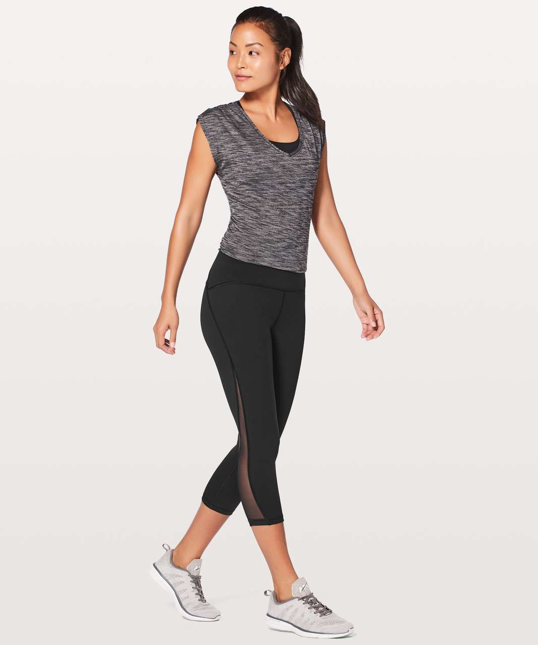 Lululemon Train Times Crop Legging Black Women's 6