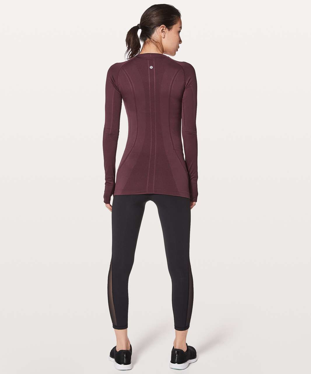 Lululemon Swiftly Tech Long Sleeve Crew Reflective - Redwood