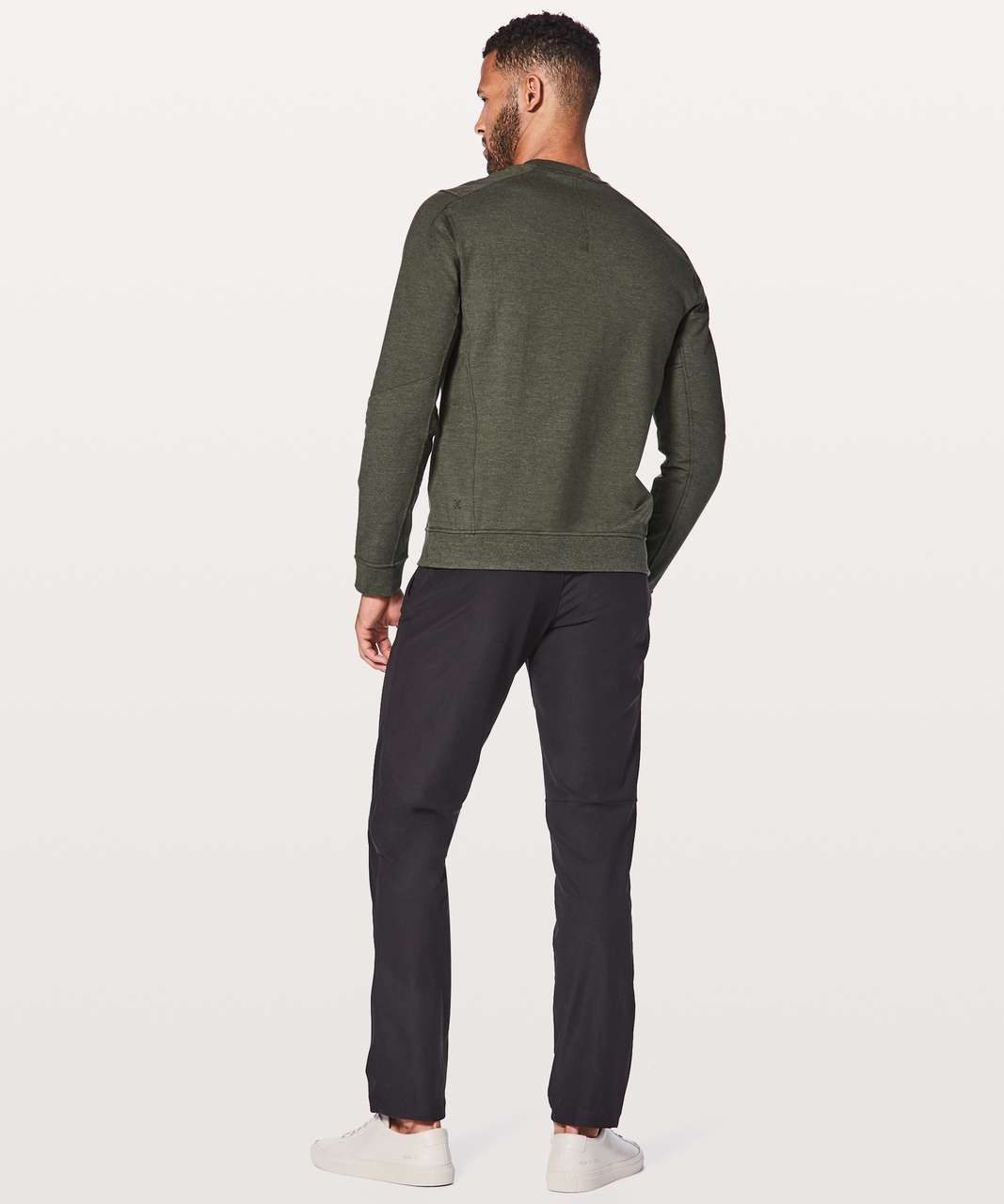 Lululemon City Sweat Crew - Heathered Dark Olive