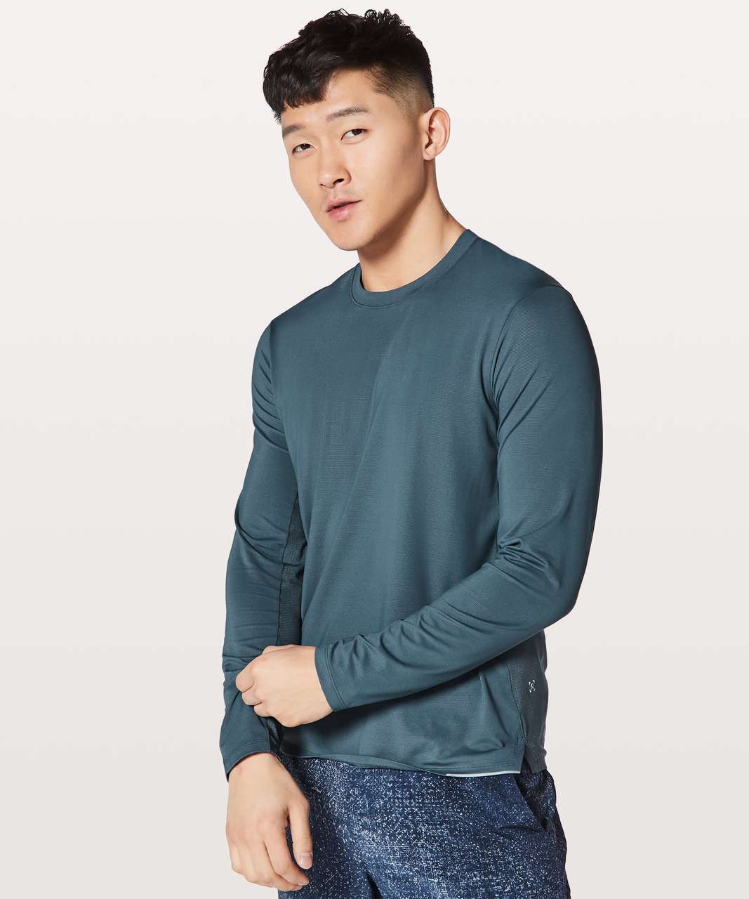 Lululemon Runway Long Sleeve - Iron Blue