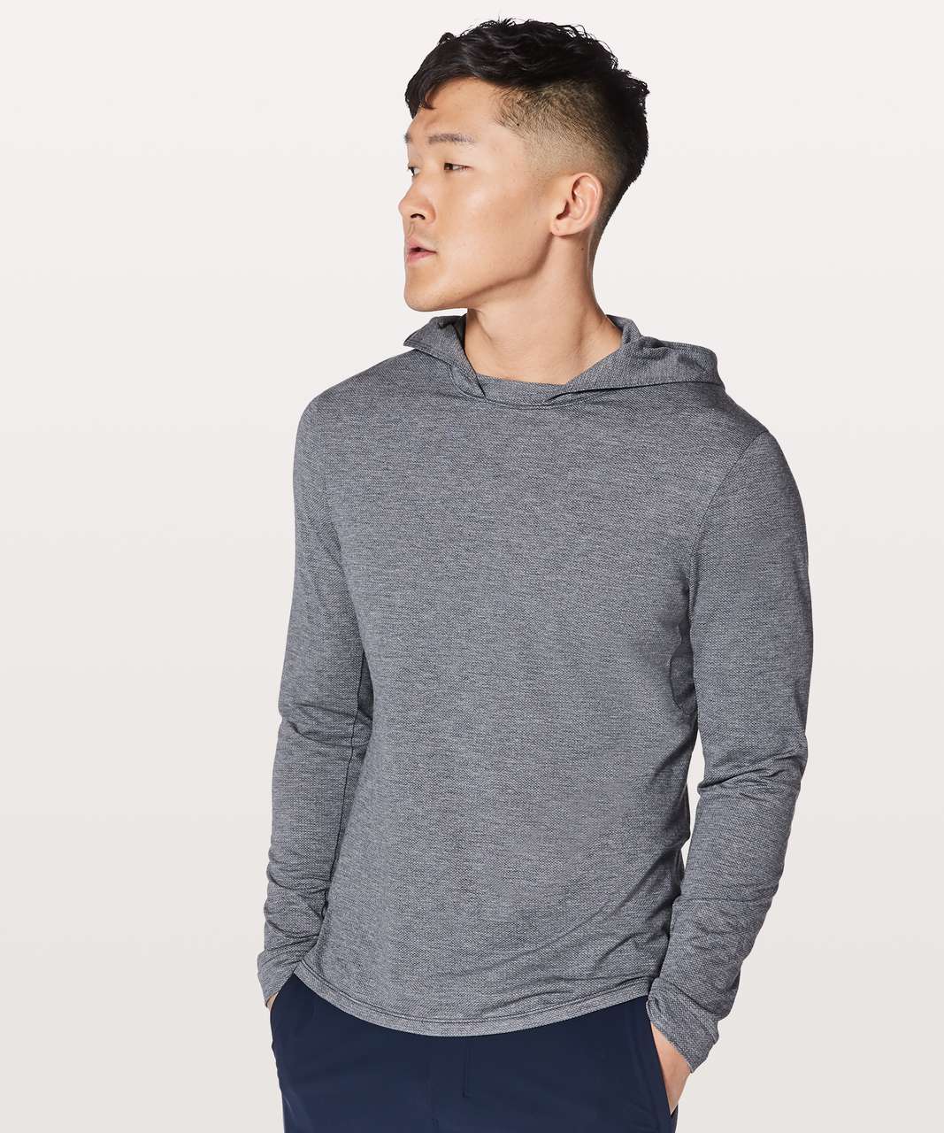 Lululemon Catch A Moment Zip Hoodie - Heathered Core Light Grey - lulu  fanatics