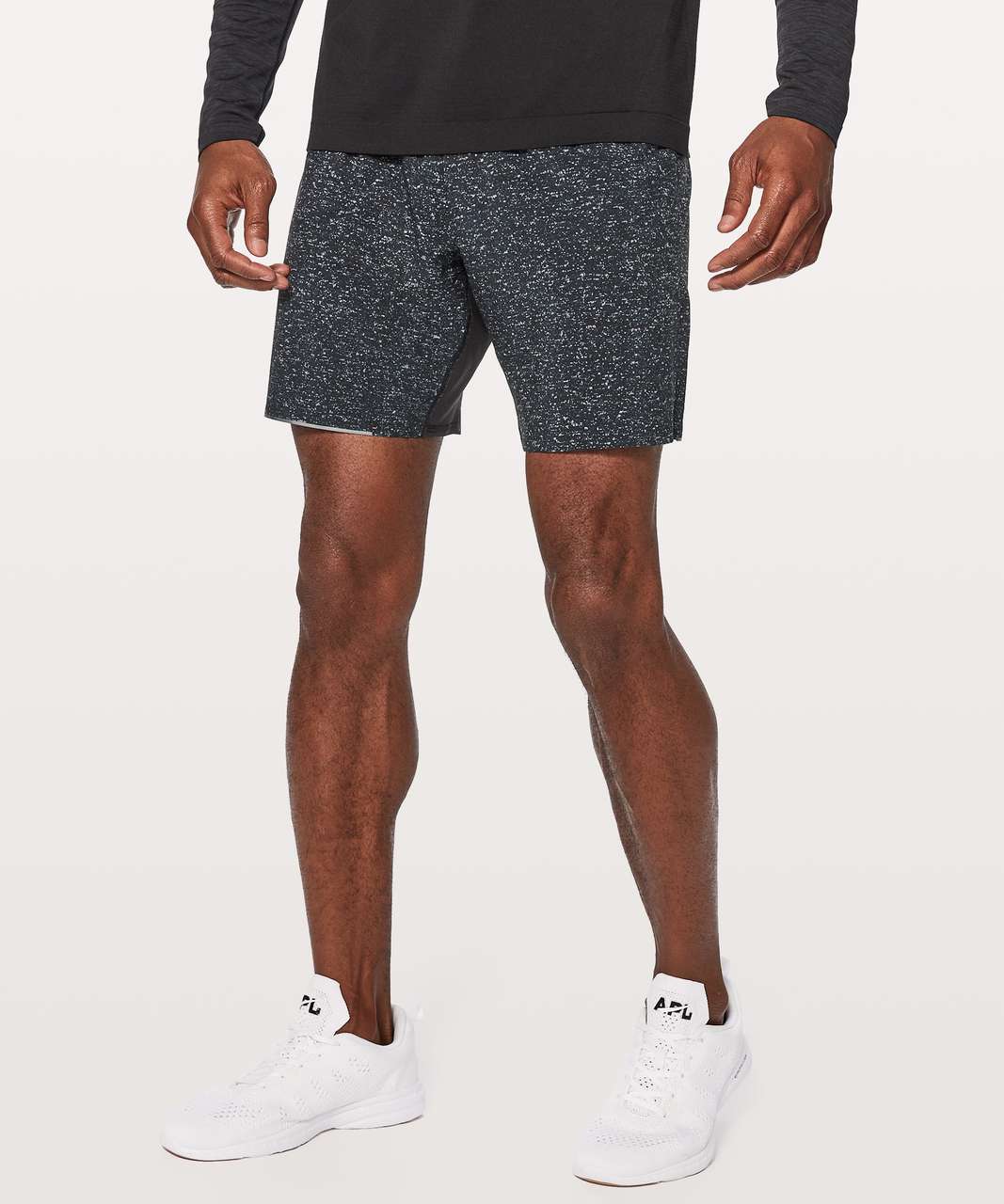 Lululemon Surge Lined Short 6 - Gravel Dust Asphalt Grey Multi - lulu  fanatics