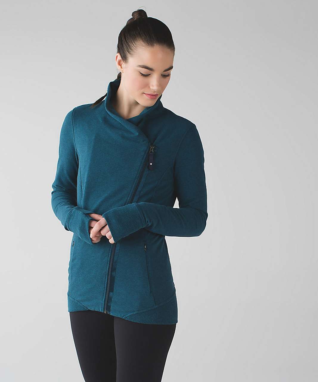 Lululemon Turn Jacket - Heathered Alberta Lake / Alberta Lake