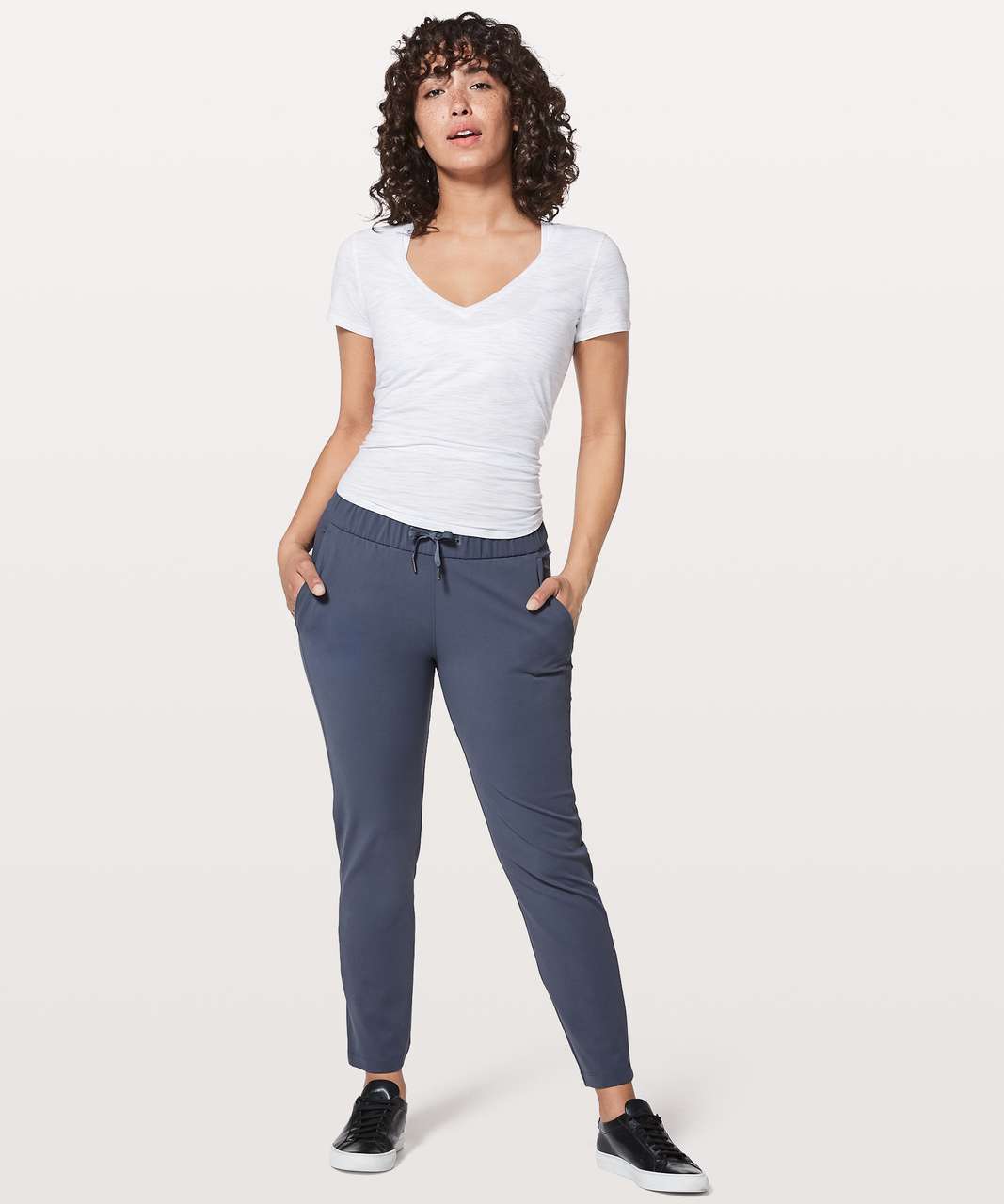 Lululemon On The Fly Pant *28 - Heathered Black - lulu fanatics