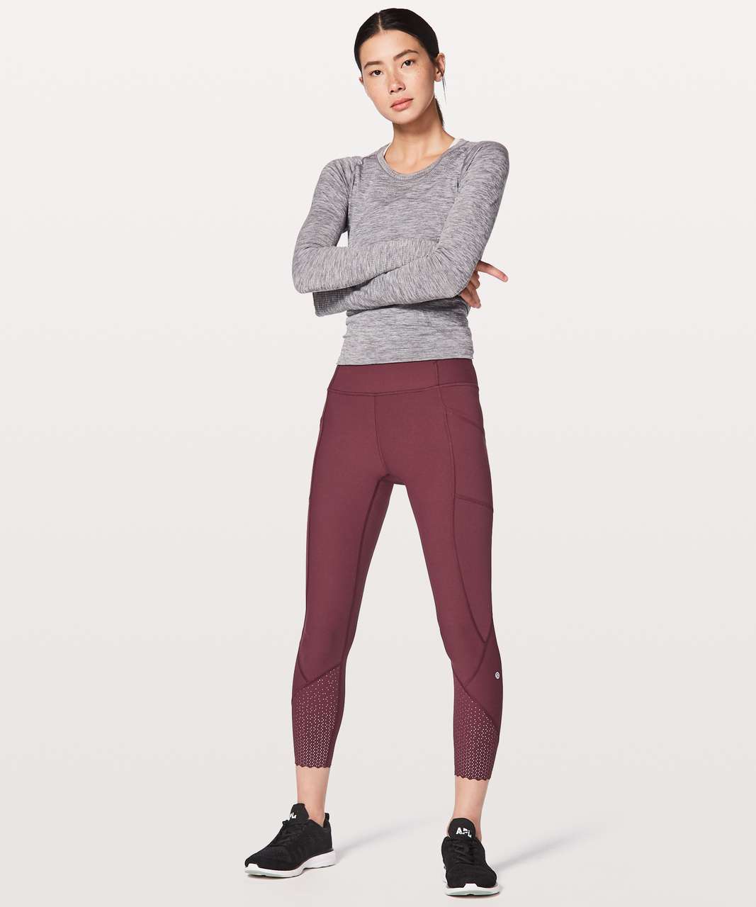Lululemon Tight Stuff Tight in Wine Berry  - My Superficial Endeavors