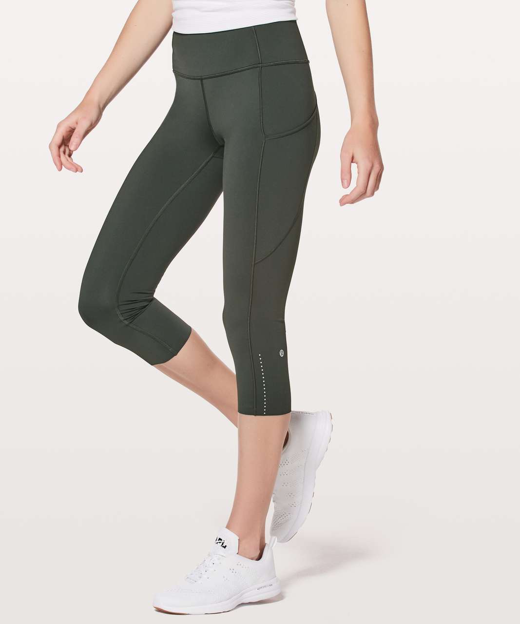 NWT 2019 Lululemon Fast Free Crop II Nulux 19 Legging Black Sz 8 Nulux