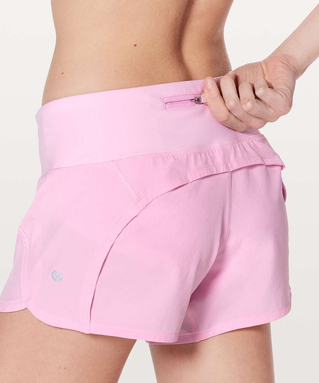 Lululemon Run Times Short II*4" - Pearl Pink