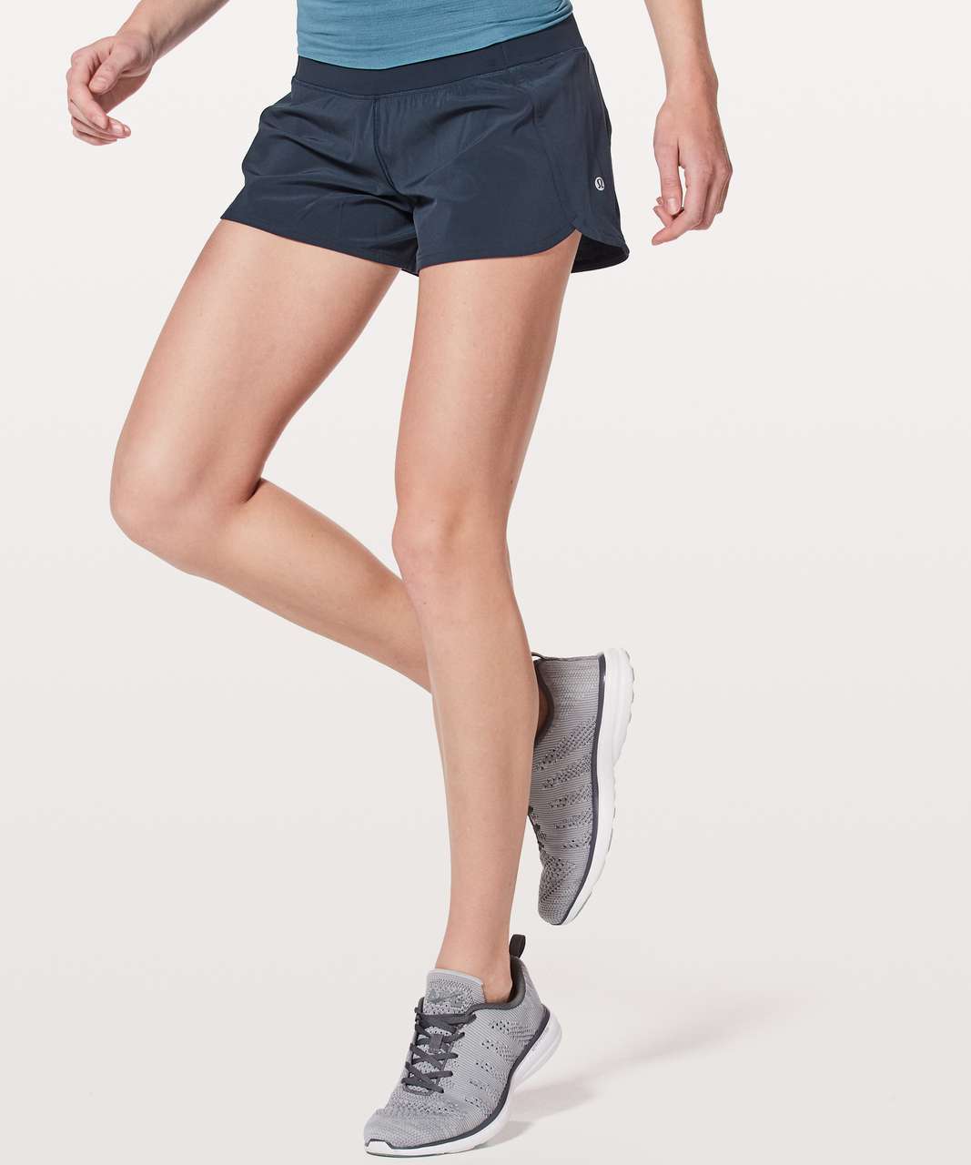 Lululemon Run Times Short II 4 - True Navy - lulu fanatics