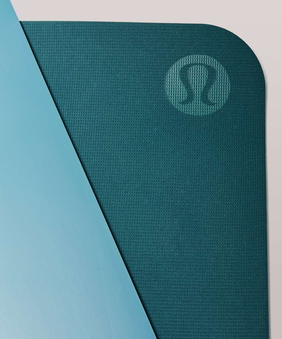 Lululemon The Reversible Mat 5mm - Slate Blue / White / White / Cloud Blue  - lulu fanatics