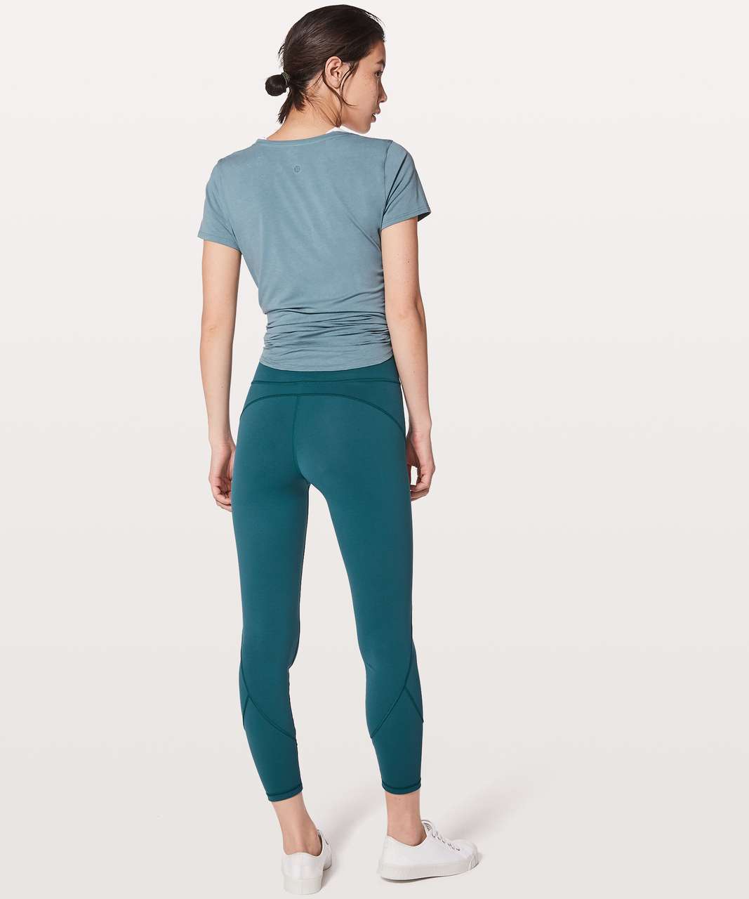 Lululemon In Movement Tight Size 8 Utility Blue 7/8