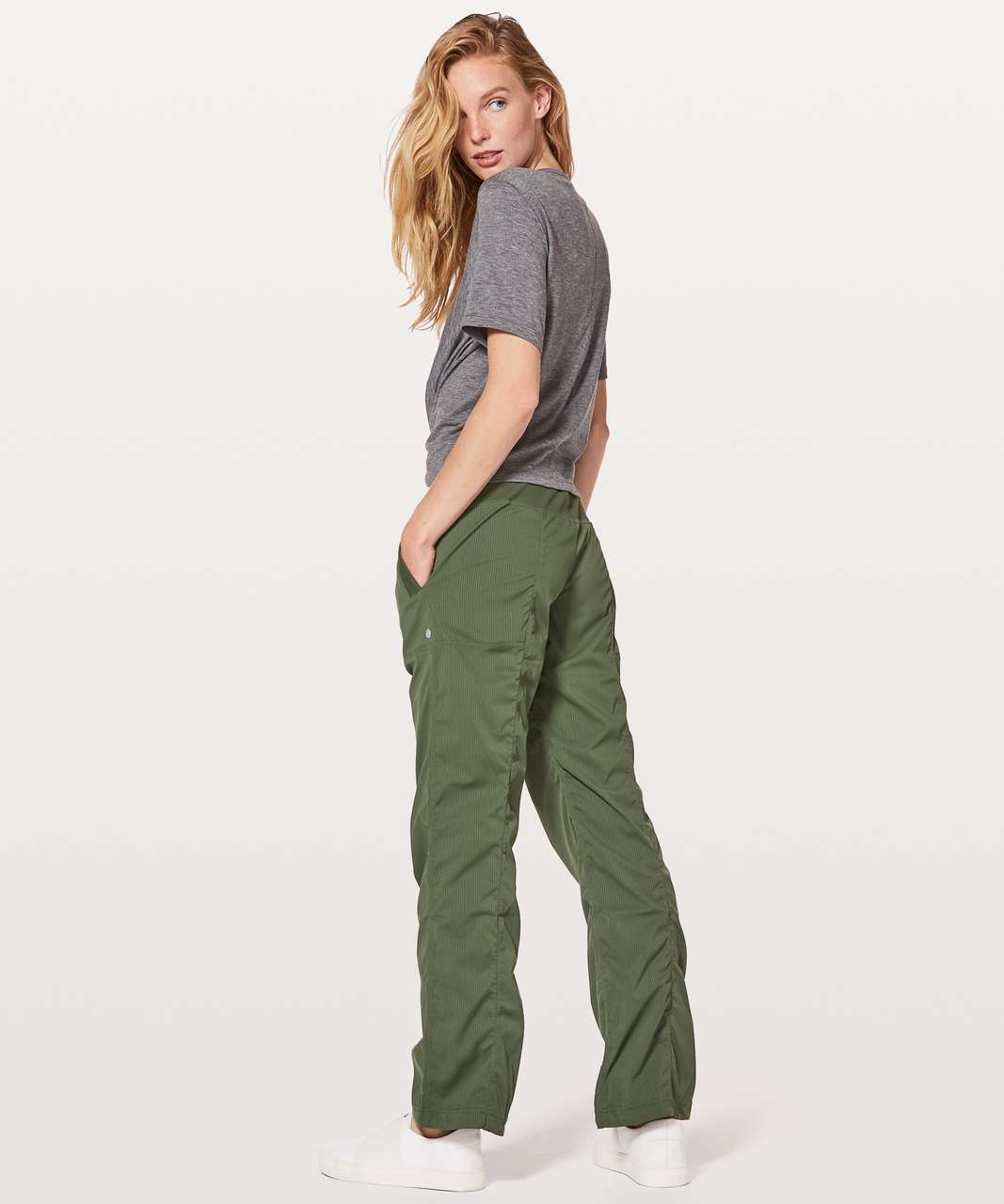 Lululemon Dance Studio Pant III (Regular) *Unlined 32 - Barracks Green -  lulu fanatics