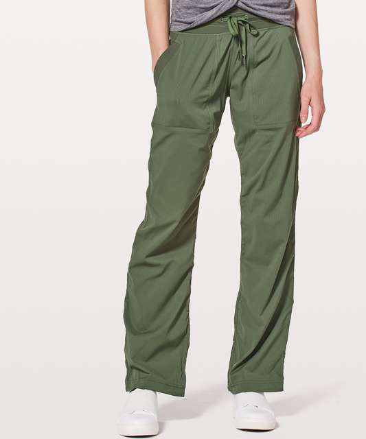 Lululemon Dance Studio Pant III *Lined - Dark Olive - lulu fanatics