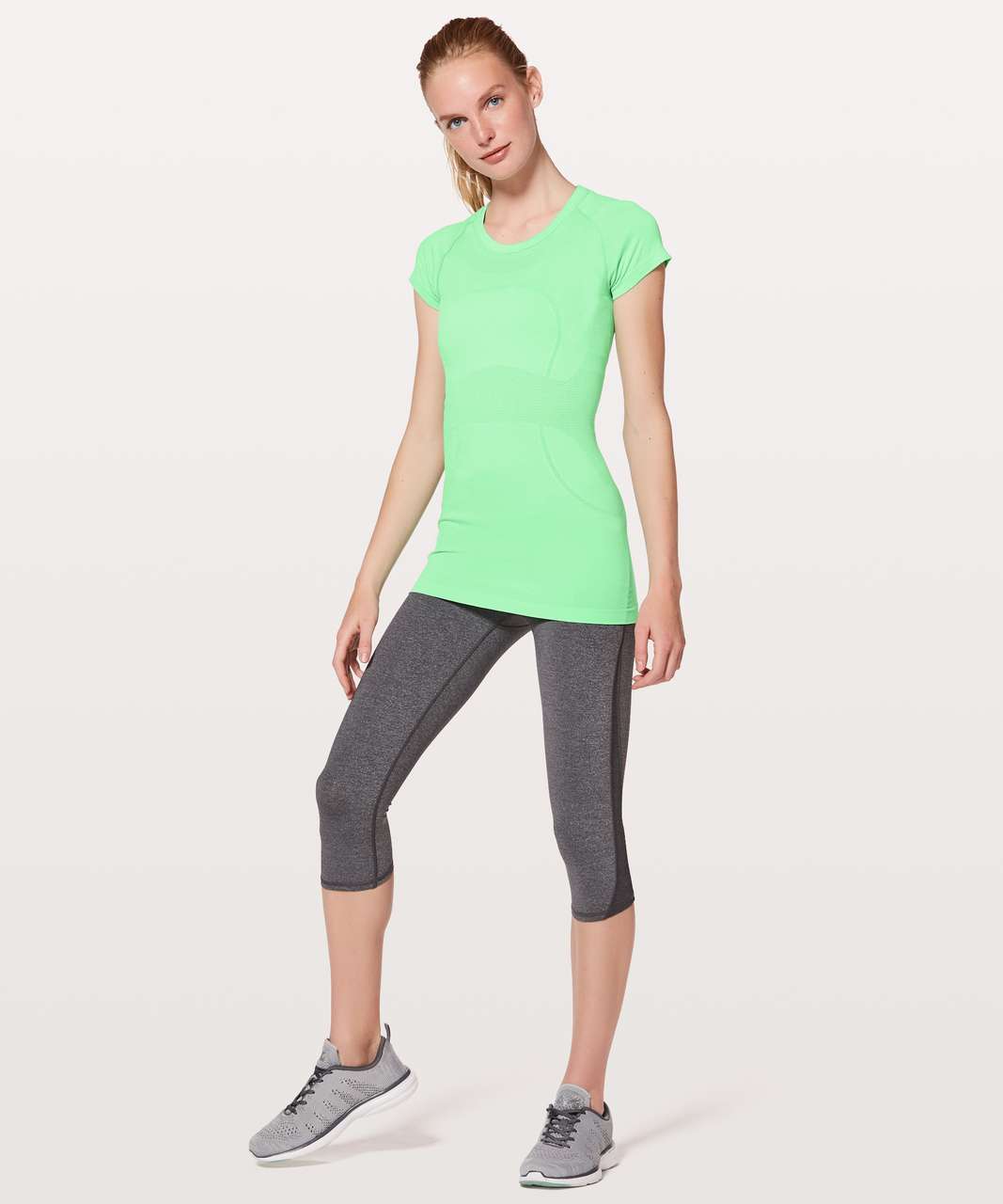 Lululemon Swiftly Tech Short Sleeve Crew - Dragonfly / White