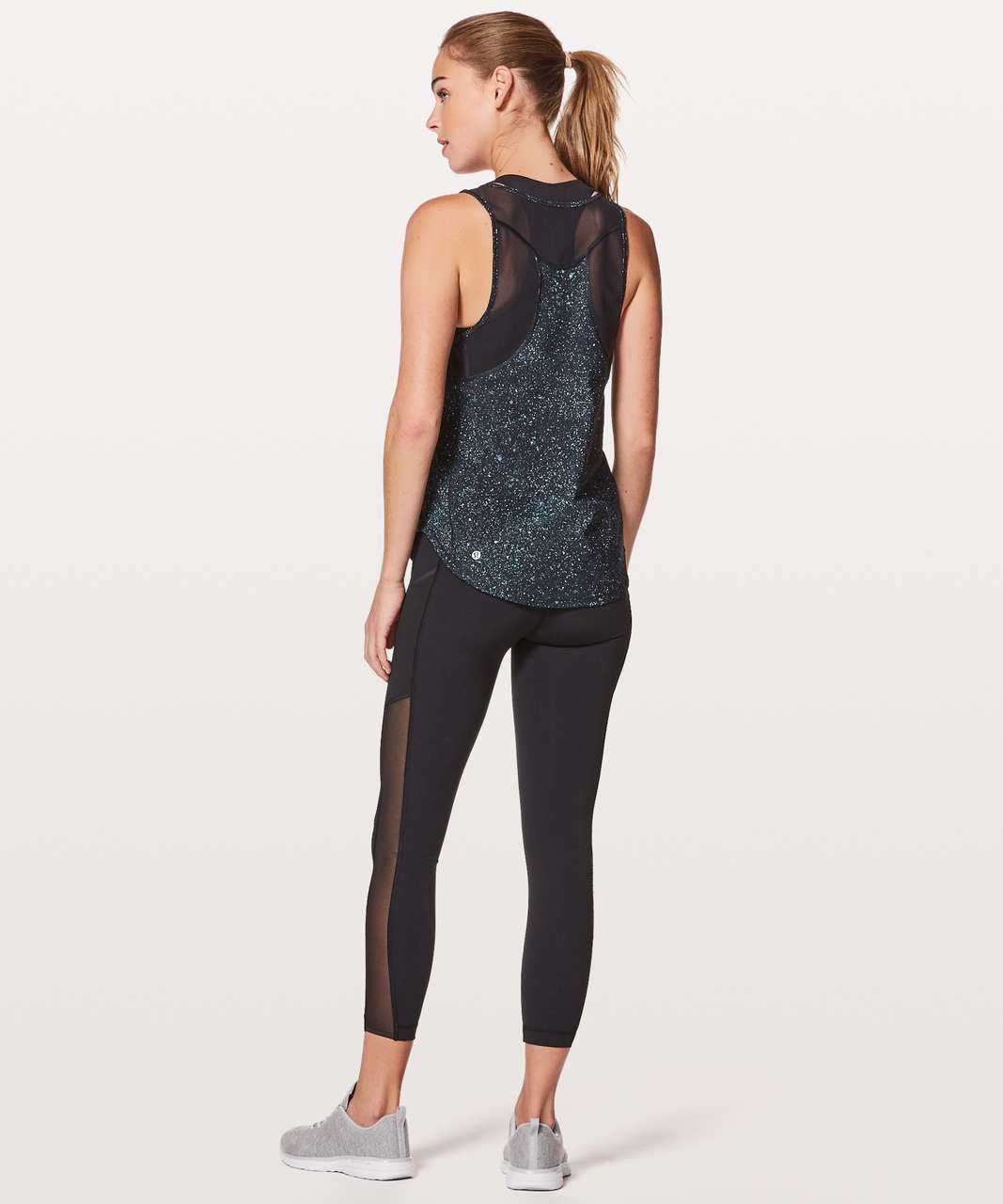 Lululemon Sculpt Tank II - Mineralize Multi / Black