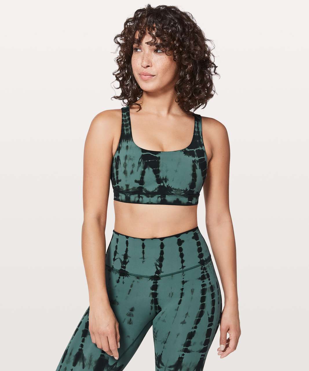 Lululemon Energy Bra *Shibori - Vert Shibori Mystic Green Evergreen