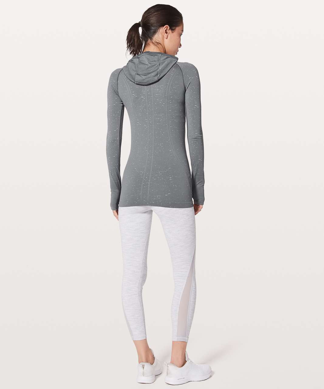 Lululemon Swiftly Tech Hooded 1/2 Zip - Nebula / White