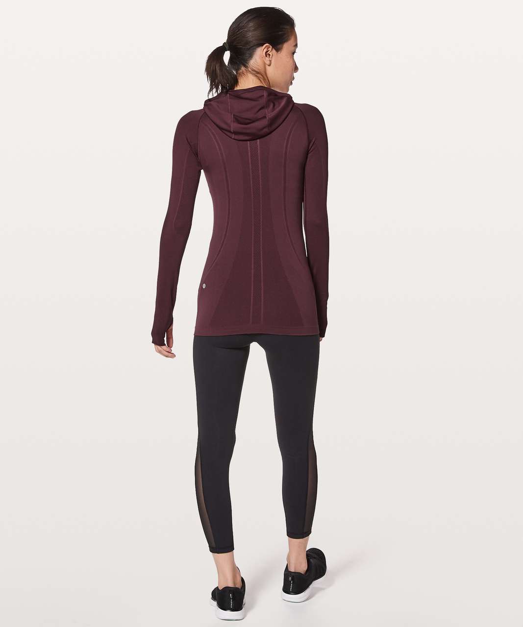 Lululemon Swiftly Tech Hooded 1/2 Zip - Redwood / Redwood