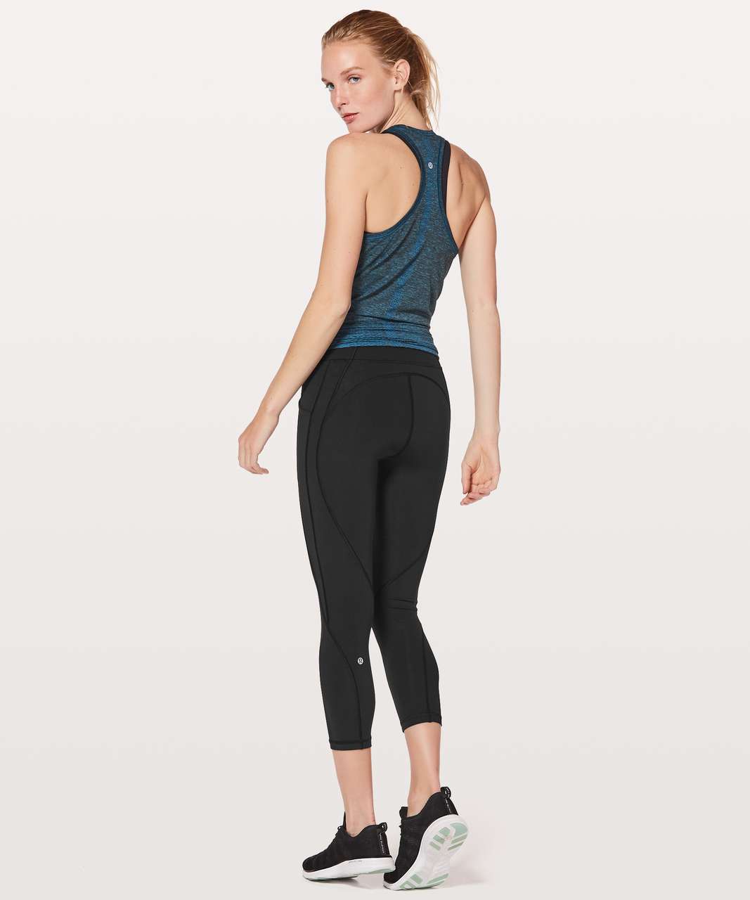 Lululemon Time To Sweat Crop *23 - Dark Forest - lulu fanatics