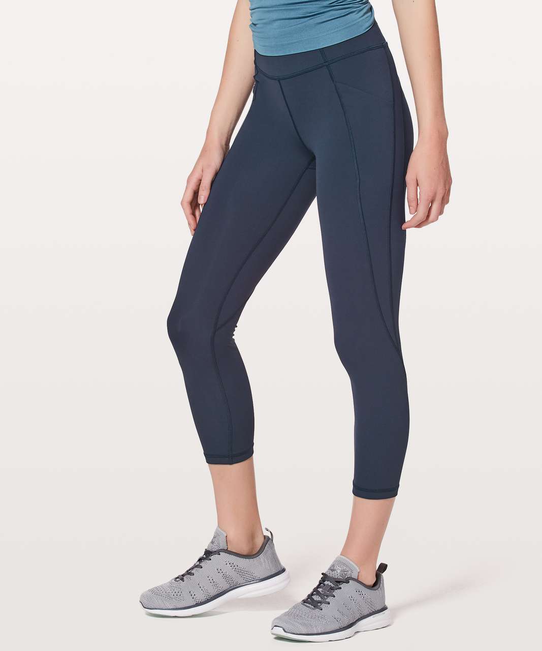 Lululemon Time To Sweat Crop *23 - Melanite - lulu fanatics