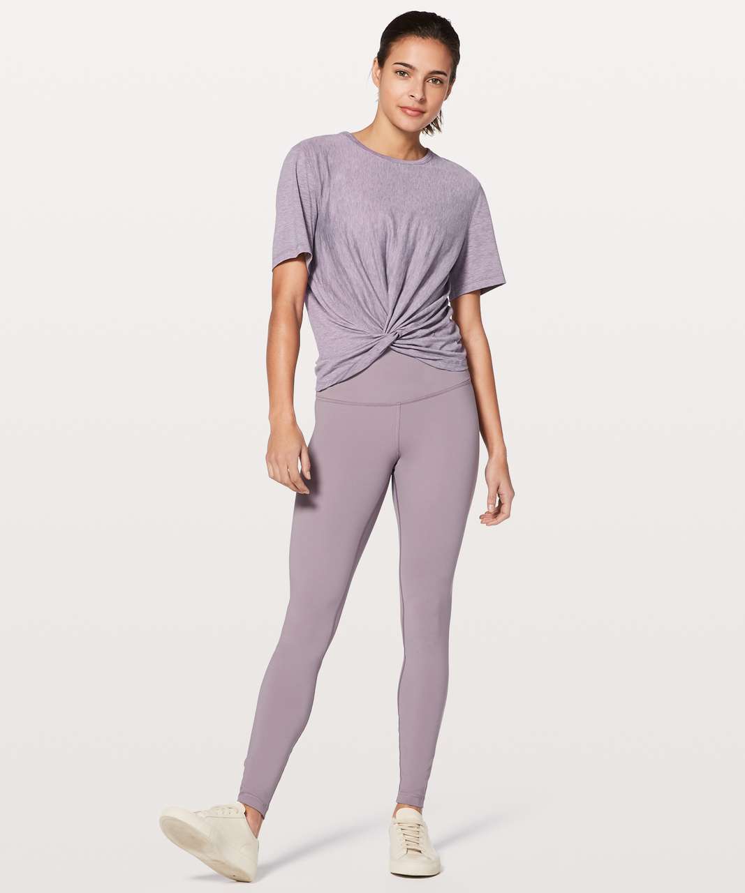 Lululemon Crescent Tee *Silver - Heathered Dusty Dawn