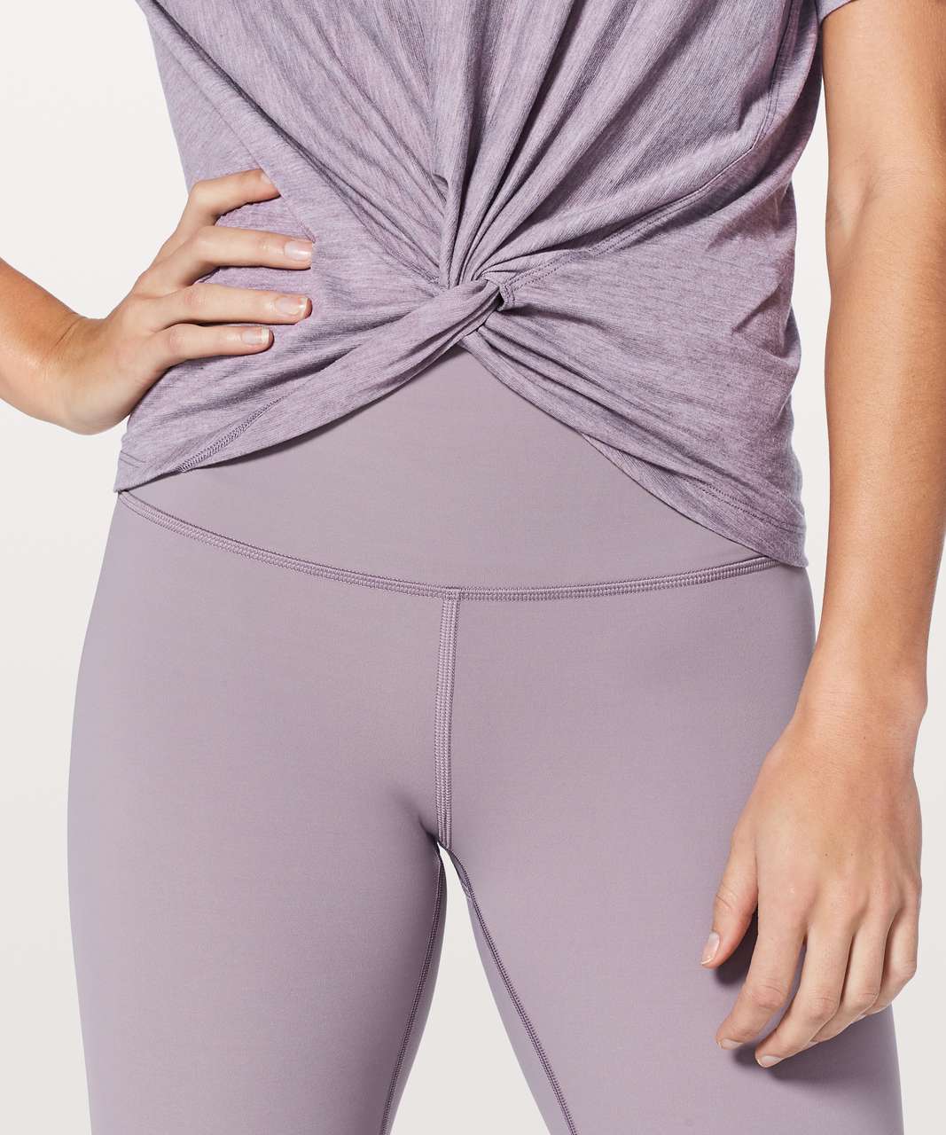 Lululemon Crescent Tee *Silver - Heathered Dusty Dawn