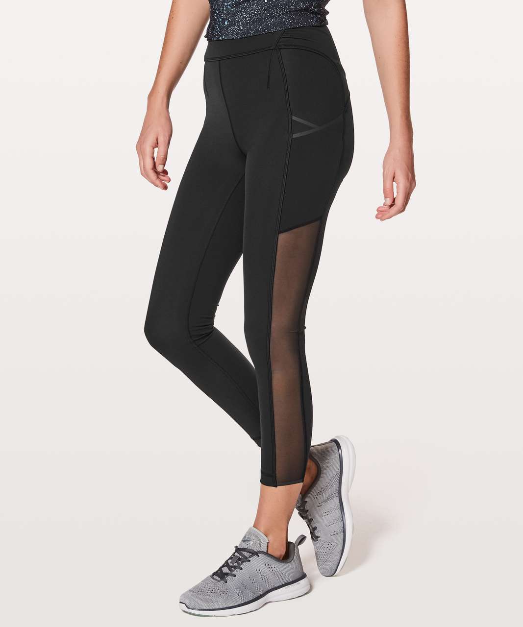 lululemon leggings with mesh sides