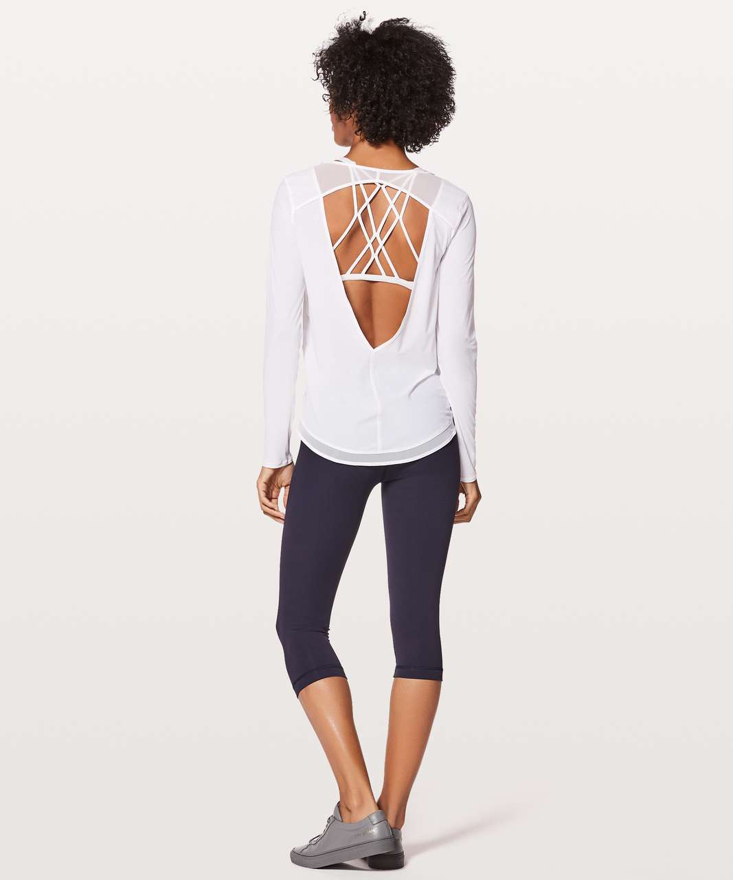 Lululemon Mix & Mesh Tank - White - lulu fanatics